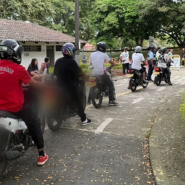 Buscan frenar los piques ilegales en el KM 18 con jornadas de formación para motociclistas