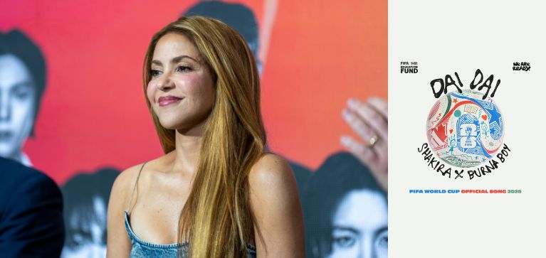 Shakira presenta 'Dai Dai,  canción oficial del Mundial 2026:  hizo mención a leyendas del fútbol