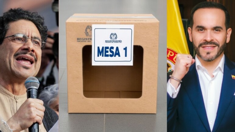 Iván Cepeda y Abelardo De La Espriella ya ejercieron su derecho al voto en las elecciones