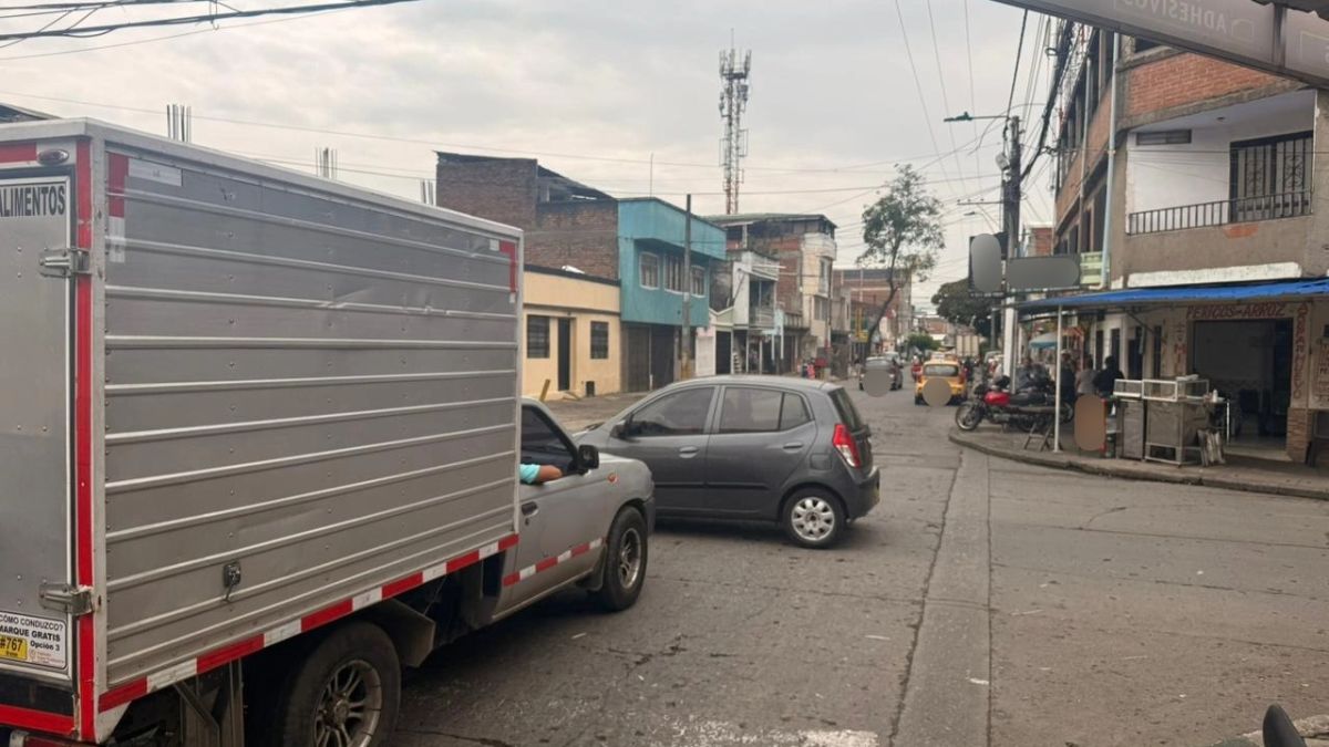 Cruce peligroso en Cali