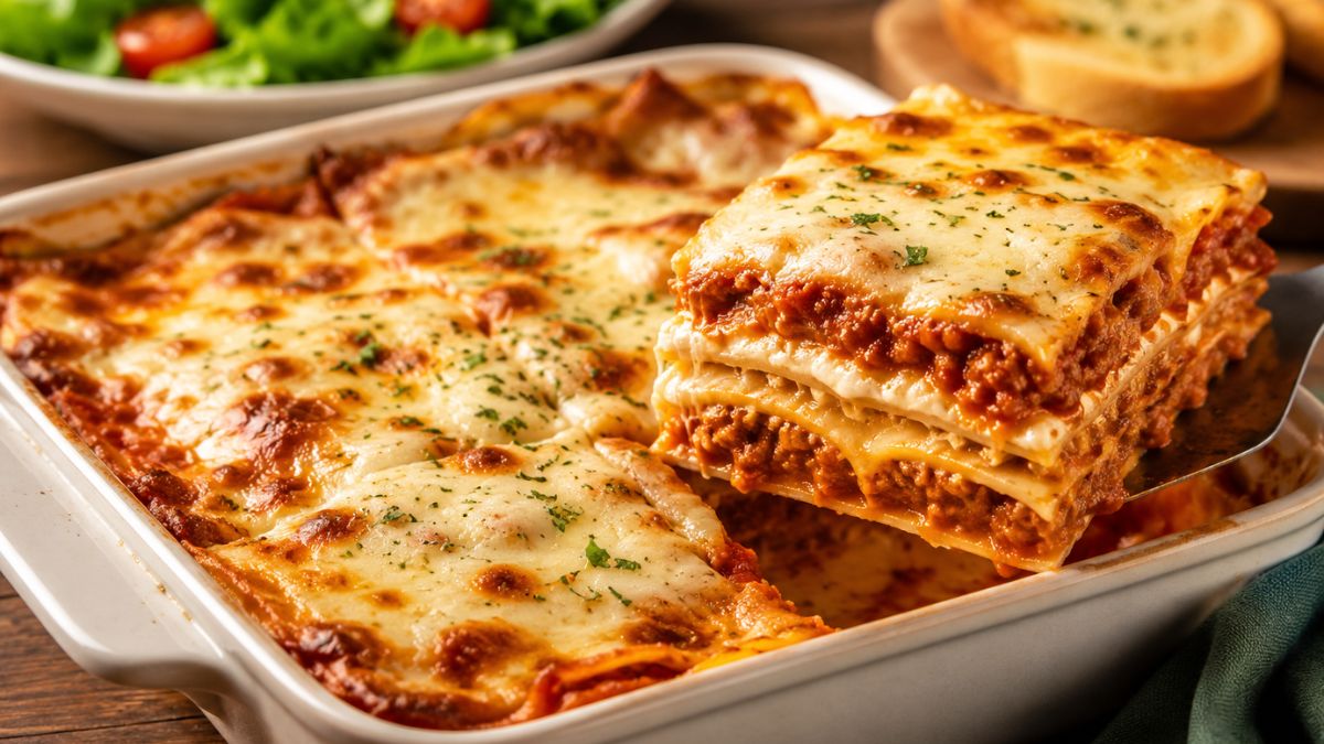Lasaña casera: una receta para compartir con papá en su día