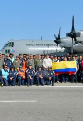 Llegó a Venezuela misión humanitaria colombiana para apoyar en labores de rescate
