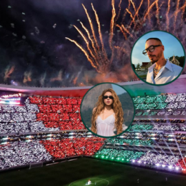 Así fue la presentación Shakira, J Balvin y Ryan Castro en la inauguración del Mundial