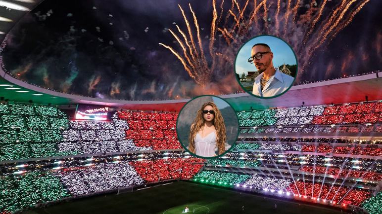Así fue la presentación Shakira, J Balvin y Ryan Castro en la inauguración del Mundial