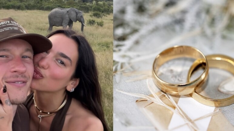 Fotos inéditas de la boda de Dua Lipa; una ceremonia privada con su esposo