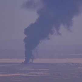 Ocho personas fallecieron en accidente de bombardero de EE. UU. estrellado en California
