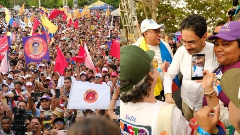 Iván Cepeda cerró campaña en Bogotá y Atlántico; hizo llamado a fortalecer el voto popular