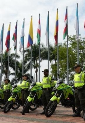 Cali refuerza la seguridad vial y electoral con 50 motocicletas para la Policía de Tránsito