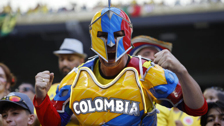Colombia, la única selección que jugó en los tres países organizadores