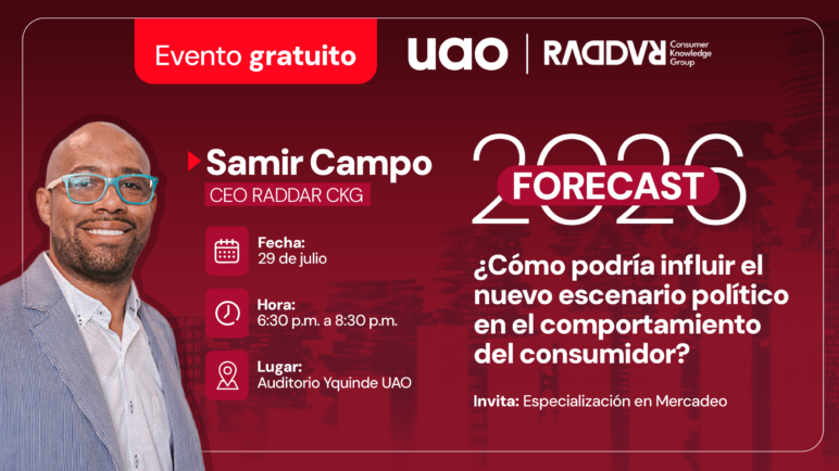 La Universidad Autónoma de Occidente invita a participar en el Forecast UAO 2026-2S